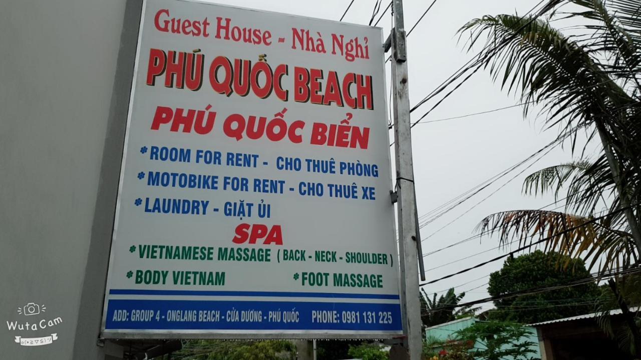 Phu Quoc Beach Guesthouse Exterior photo